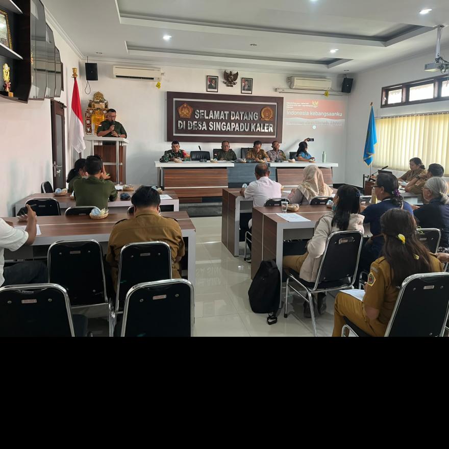 Rapat MUSDes Pertanggung Jawaban APBDes Semester I Desa Singapadu Kaler Tahun 2026